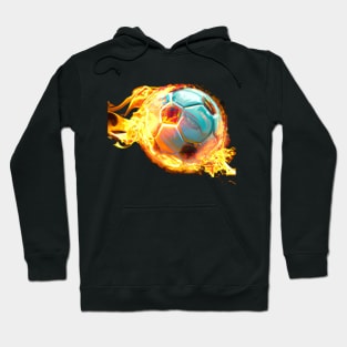 Flame Soccer Ball Hoodie